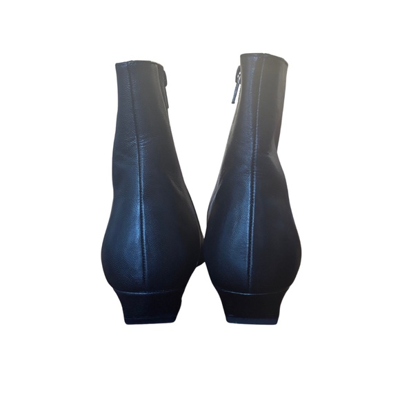 Jeffrey Campbell Ichabod Black Square Toe Ankle Boots Size 9 New - Picture 4 of 6